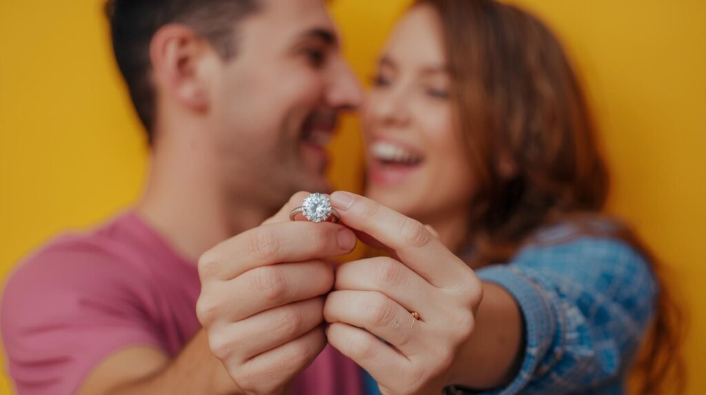 funny engagement captions