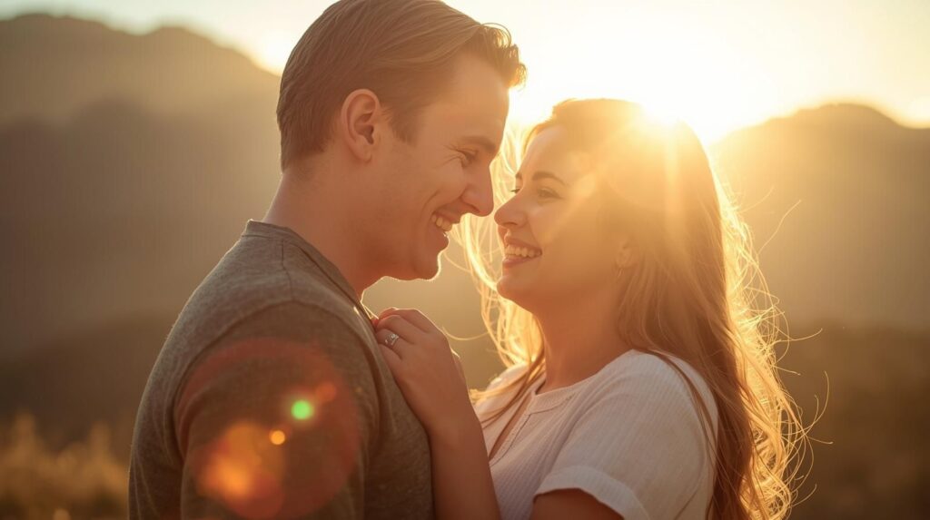 romantic engagement-captions