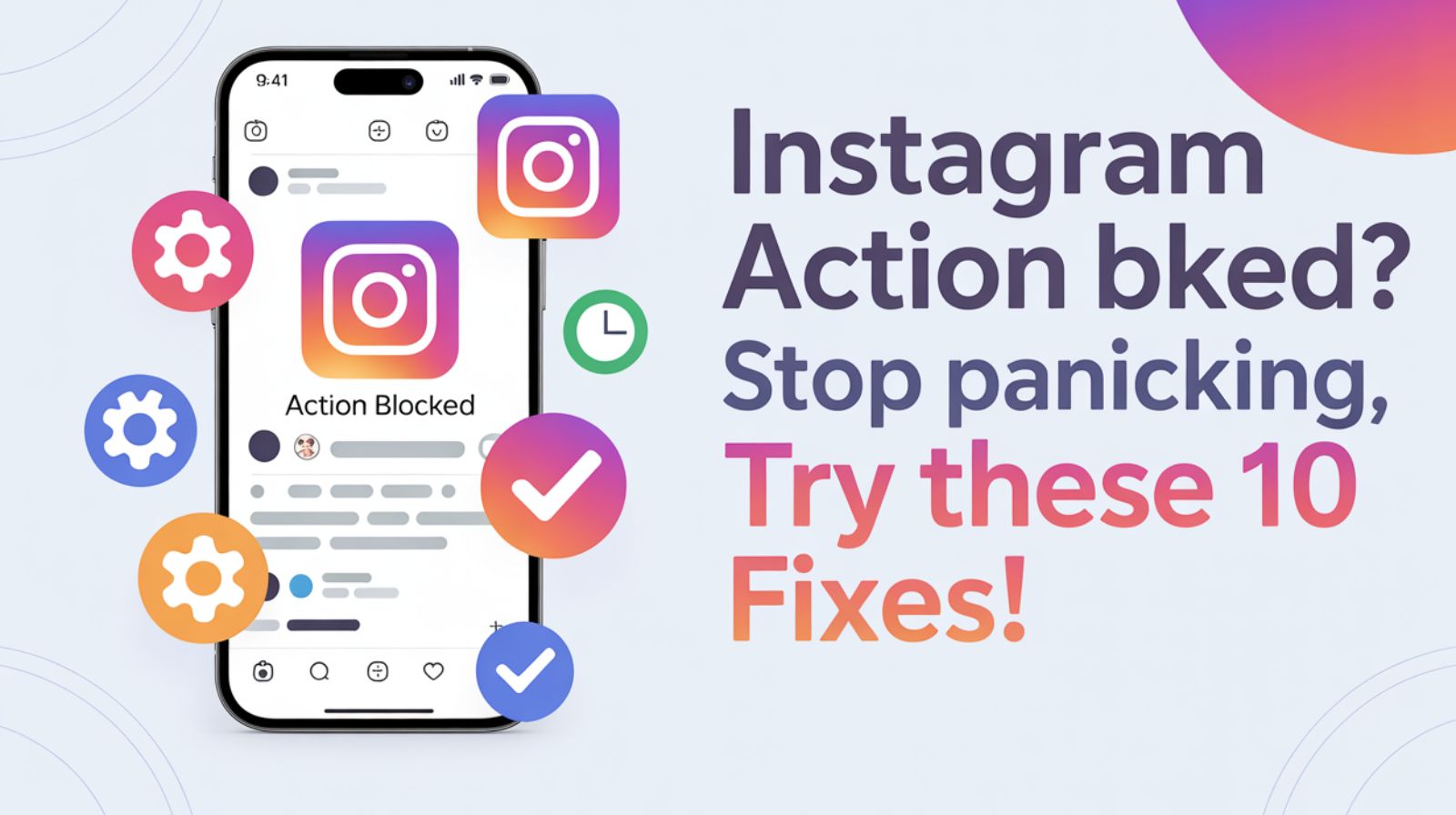 Instagram action block