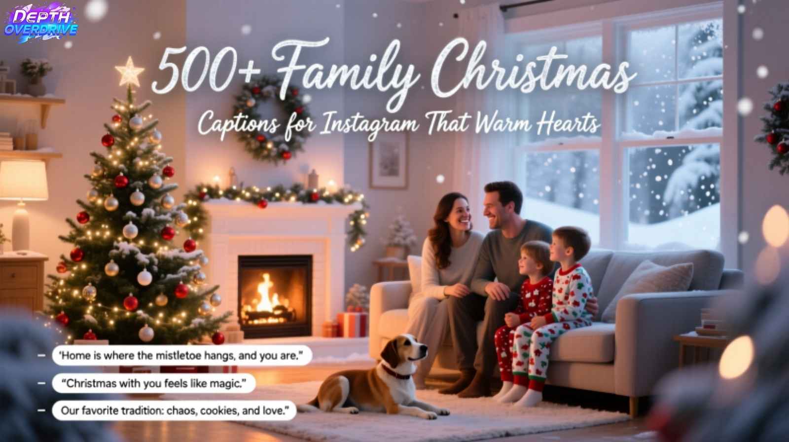 family-christmas-captions