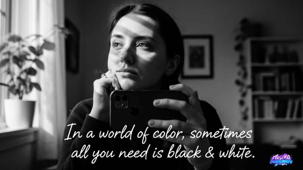 black-and-white-selfie