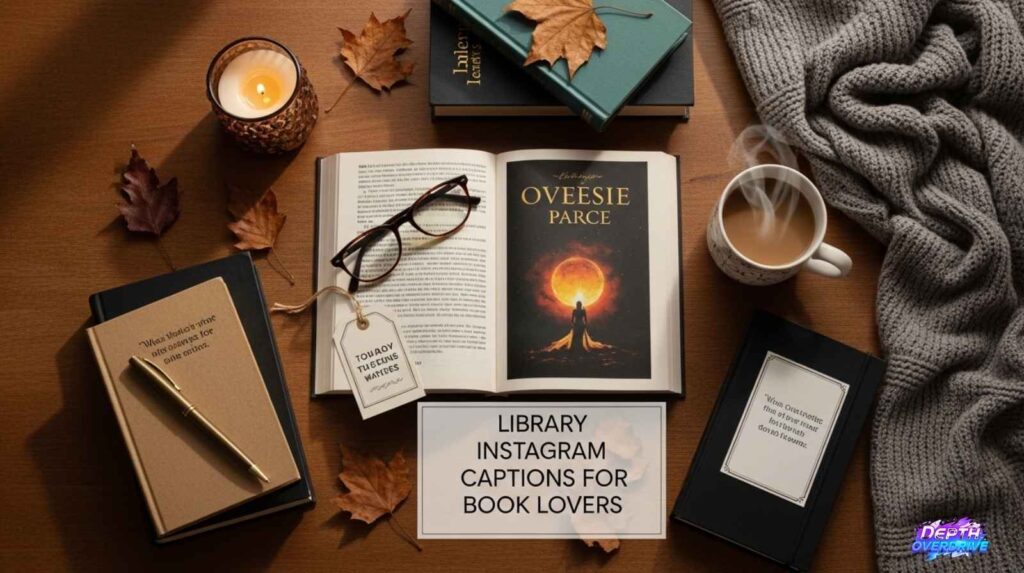 library-instagram-captions